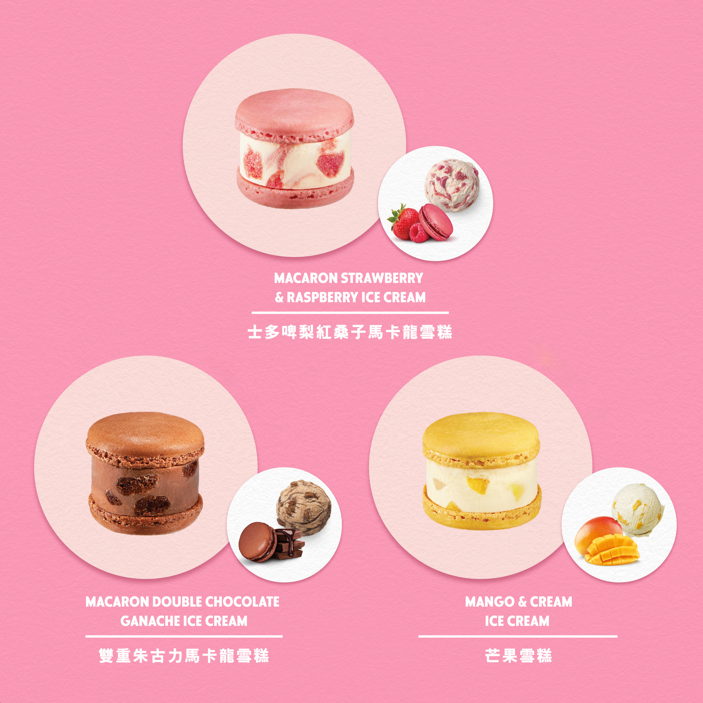 HAAGEN DAZS LE PETIT AMOUR Ice Cream Macaron Gift Set Voucher